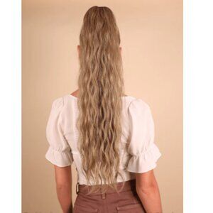 INH Hair Sharon Ponytail Extension- Ash Blond
